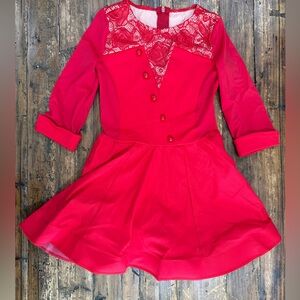 Weissman Red Dance Costume Dress Child Large